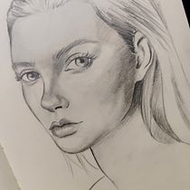 Meu projeto do curso: Sketchbook de retratos com lápis grafite. Artes plásticas, Esboçado, Desenho, Desenho de retrato, e Sketchbook projeto de Larissa Cristina Manoel - 07.12.2023