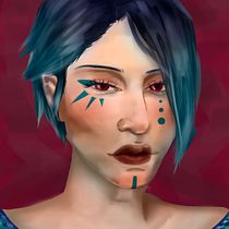 Mi proyecto del curso: Principios de pintura digital para retratos. Un progetto di Pittura e Pittura digitale di casspeiae - 10.12.2023