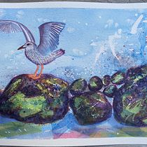 My project for course: The Art of Watercolor: Paint Your Vision of the World. Projekt z dziedziny  Sztuki piękne,  Malarstwo i Malowanie akwarelą użytkownika Joanie P - 10.12.2023