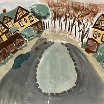 My project for course: Pictorial Sketchbook with Gouache. Un proyecto de Ilustración tradicional, Bocetado, Dibujo, Ilustración arquitectónica, Sketchbook y Pintura gouache de Jen Looper - 07.12.2023