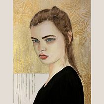 Mon projet du cours : Portrait à l'aquarelle d'après une photo. Traditional illustration, Watercolor Painting, and Portrait Drawing project by Valérie Douau - 12.10.2023