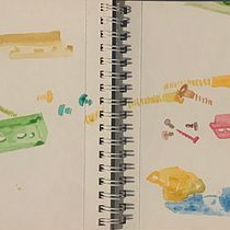 Mi proyecto del curso: Sketching creativo en acuarela para principiantes. Traditional illustration, Sketching, Creativit, Drawing, Watercolor Painting, and Sketchbook project by iao_gora - 12.10.2023