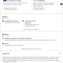 Mi proyecto del curso: LinkedIn: construye tu marca personal. Projekt z dziedziny Portale społecznościowe, Marketing c, frow, Br, ing i ident i fikacja wizualna użytkownika Ramón Díaz Reyes - 08.12.2023