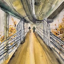 My project for course: Watercolor Fundamentals: Light and Color. Painting, Watercolor Painting, and Architectural Illustration project by herringa05 - 12.11.2023
