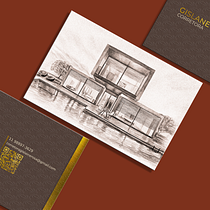 Meu projeto do curso: Design de cartão de visita. Un progetto di Design, Br, ing, Br, identit e Graphic design di kesyarosamoraes - 11.12.2023