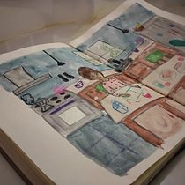 Mi proyecto del curso: Sketchbook para explorar tu estilo de dibujo. Un proyecto de Ilustración tradicional, Bocetado, Creatividad, Dibujo, Pintura a la acuarela, Sketchbook y Pintura gouache de Keysi Guillen - 07.12.2023