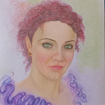 Mi proyecto del curso: Ilustración con pastel y lápices de colores. Un progetto di Illustrazione tradizionale, Belle arti, Disegno a matita, Disegno, Disegno di ritratti, Disegno realistico e Disegno artistico di Laura Simos - 12.12.2023