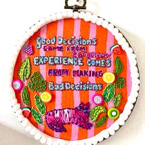 My project for course: Basic Techniques for Embroidering Letters. Un projet de Broderie , et Design textile de reginascal - 11.12.2023