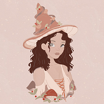Meu projeto do curso: Ilustração digital com Procreate. Un progetto di Illustrazione tradizionale, Disegno, Illustrazione digitale e Disegno digitale di nathaliafmvargas - 10.12.2023