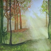 My project for course: Dreamy Watercolor Landscapes: Paint with Light. Pintura, e Pintura em aquarela projeto de Laurie Whitson - 02.12.2023
