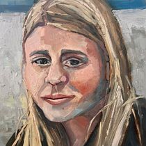 My project for course: Portrait Painting with Oil: Explore Light and Shade. Fine Arts, Painting, and Oil Painting project by Anne Winthrop Cordin - 12.10.2023