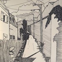 Mon projet du cours : Carnet de croquis : illustrez vos expériences personnelles. Ilustração tradicional, Esboçado, Desenho, Sketchbook e Ilustração com tinta projeto de Franck Doumas - 13.12.2023