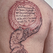 Mi proyecto del curso: Introducción al tatuaje de estilo etching. Un proyecto de Diseño de tatuajes de naitsabes100 - 11.12.2023