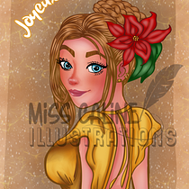 My project for course: Female Character Portraits in Procreate. Projekt z dziedziny Trad, c, jna ilustracja, Ilustracja c, frowa, R, sunek c i frow użytkownika Ophélie Kenzo Massenet - 14.12.2023