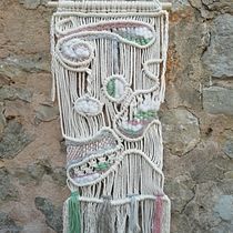 Mi proyecto del curso: Macraweave: combina macramé con técnicas de telar Ein Projekt aus dem Bereich Dekoration von Innenräumen, Weben, Weben, Textildesign, Makramee, Erweiterungsentwicklung und Innendesign von aixamendoza - 14.12.2023