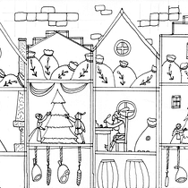 My project for course: Introduction to Children’s Illustration. Traditional illustration, Fine Arts, Painting, Pencil Drawing, Drawing, Watercolor Painting, Children's Illustration, and Narrative project by Eva - 12.14.2023