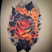 My project for course: Color Techniques for Tattoos. Traditional illustration, Drawing, Digital Illustration, Tattoo Design, and Digital Drawing project by Carla Gasca - 12.03.2023