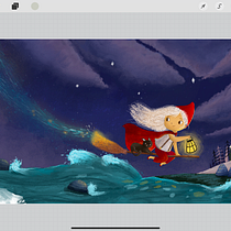 My project for course: Children’s Illustration with Procreate: Paint Magical Scenes. Ilustração digital, Ilustração infantil, Pintura digital, e Álbum ilustrado projeto de new2023lifee - 22.12.2023