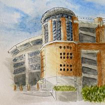 My project for course: Architectural Sketching with Watercolor and Ink. Esboçado, Desenho, Pintura em aquarela, Ilustração arquitetônica, Sketchbook e Ilustração com tinta projeto de cottykerr - 15.12.2023