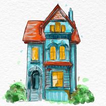 Mi proyecto del curso: Dibujo arquitectónico expresivo con marcadores de colores. Drawing, Architectural Illustration, Sketchbook, Ink Illustration, and Sketching project by Angel Flores Guerra Bistrain (ANHELL5) - 12.14.2023
