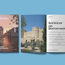 Mi proyecto del curso: Diseño editorial para una revista de mi ciudad natal, Sanlúcar de Barrameda. Design, Editorial Design, Graphic Design, T, and pograph project by María Romero Jurado - 12.18.2023