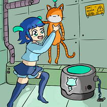 Meu projeto do curso: Ilustração digital de personagens mangá - Stella Galaxi. Traditional illustration, Character Design, Comic, Digital Illustration, and Manga project by Rafael Luz - 12.18.2023