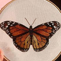 Meu projeto do curso: Técnicas de bordado realista. Traditional illustration, Embroider, and Textile Design project by Flavia Diab - 12.18.2023