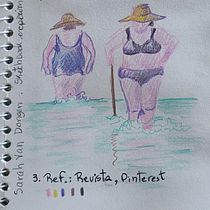 Meu projeto do curso: Sketchbook experimental: encontre seu estilo de desenho. Un proyecto de Ilustración tradicional, Bocetado, Creatividad, Dibujo, Pintura a la acuarela, Sketchbook y Pintura gouache de tineeliana - 18.12.2023