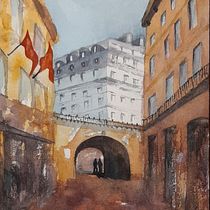 Mi proyecto del curso: Representación arquitectónica en acuarela. Un projet de Illustration traditionnelle, Esquisse , Dessin, Aquarelle, Illustration architecturale , et Carnet de croquis de Luis Abreu - 17.12.2023
