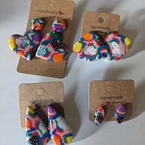 My project for course: Polymer Clay Jewelry Design for Beginners. Accessor, Design, Arts, Crafts, Jewelr, Design, and DIY project by kliebarbi - 12.19.2023