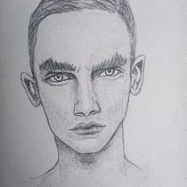 Mein Abschlussprojekt für den Kurs: Skizzenbuch für Porträts: Erkunde das menschliche Gesicht. Un progetto di Bozzetti, Disegno, Disegno di ritratti, Disegno artistico e Sketchbook di mettekrug - 19.12.2023