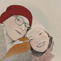 My project for course: Illustrated Portraits with Procreate. Traditional illustration, Vector Illustration, Digital Illustration, and Portrait Drawing project by alexandra.shatskaya - 12.19.2023
