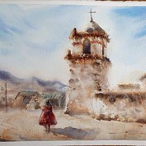Mi proyecto del curso: Fundamentos de la luz y el color para acuarela. Painting, Watercolor Painting, and Architectural Illustration project by b_espinoza_castro - 12.20.2023