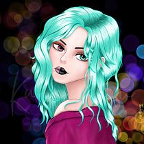 Portrait de personnage féminin - Wonderworld ⚡. Projekt z dziedziny Trad, c, jna ilustracja, Ilustracja c, frowa, R, sunek c i frow użytkownika kurinleyume - 15.12.2023