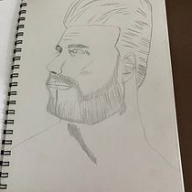 My project for course: Portrait Sketchbooking: Explore the Human Face. Un progetto di Bozzetti, Disegno, Disegno di ritratti, Disegno artistico e Sketchbook di crburns89 - 21.12.2023