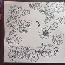 Proyecto: D.D.D.: crea personajes fantásticos (YO) Ein Projekt aus dem Bereich Design von Figuren, Skizzenentwurf, Bleistiftzeichnung, Zeichnung und Sketchbook von pvzversionbarat0 - 22.12.2023