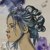 Mi proyecto del curso: Retrato ilustrado con Procreate. Traditional illustration, Vector Illustration, Digital Illustration, and Portrait Drawing project by Maria José Vañó Vañó - 12.23.2023