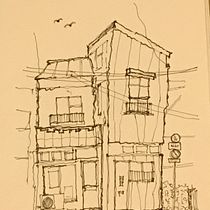 My project for course: Expressive Architectural Sketching with Colored Markers. Sketching, Drawing, Architectural Illustration, Sketchbook & Ink Illustration project by Gary Parker - 12.24.2023