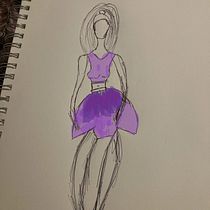 My project for course: Styling and Costume Design for a Stage Performance. Projekt z dziedziny Projektowanie mod użytkownika Eleanor Taulbut - 22.12.2023