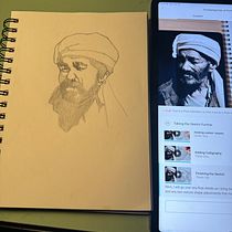 My project for course: Fundamentals of Portrait Drawing with Pencil. Projekt z dziedziny  Sztuki piękne, R, sunek ołówkiem,  R, sunek, R, sunek realist, czn,  R, sunek art, st i czn użytkownika Hansly Nicolas - 24.12.2023