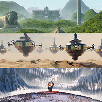 My project for course: Surreal Fantasy Landscapes in 3D. 3D, 3D Animation, and 3D Modeling project by Ahmed Elganiny - 12.22.2023
