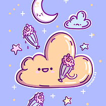 Mi proyecto del curso: Diseño de mundos kawaii: crea ilustraciones alegres. Character Design, Digital Illustration, and Manga project by Dafne Aguilera - 12.25.2023