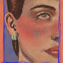 Il mio progetto del corso: Ritratti pittorici con tecniche digitali. Ilustração digital, Desenho de retrato, e Pintura digital projeto de gloriabei451 - 26.12.2023