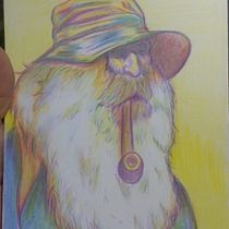 Mi proyecto del curso: Dibujo de retratos llamativos con lápices de colores. Drawing, Portrait Drawing, Sketchbook, and Colored Pencil Drawing project by Marco Antonio Abanto Ventura - 12.27.2023