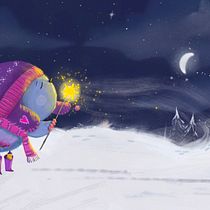 My project for course: Children’s Illustration with Procreate: Paint Magical Scenes. Ilustração digital, Ilustração infantil, Pintura digital, e Álbum ilustrado projeto de kristina cigrova - 27.12.2023