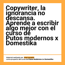 Mi proyecto del curso: Copywriting para copywriters. Advertising, Cop, writing, Stor, telling, and Communication project by Ana Loureiro - 12.27.2023