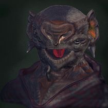 Mi proyecto del curso: Personajes ilustrados en 3D desde tu iPad. 3D Nomad Sculpt en Ipad. Ilustración 2D Procreate en Ipad.. Projekt z dziedziny Trad, c, jna ilustracja, 3D, Projektowanie postaci, Ilustracja c, frowa,  Modelowanie 3D, Projektowanie postaci 3D, Malarstwo c i frowe użytkownika José Ramón Mejías Gutiérrez - 29.01.2024