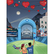 Napoli & Paris. Un proyecto de Ilustración tradicional, Bocetado, Ilustración digital, Pintura digital y Sketchbook de marina_illustration - 27.12.2023