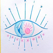 My project for course: Watercolor Techniques for Dreamlike Illustrations. Traditional illustration, Drawing, Watercolor Painting, and Editorial Illustration project by eugennnie - 12.28.2023