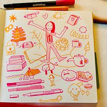 My project for course: Drawing and Self-Expression: Tell Your Story. Un projet de Illustration traditionnelle, B, e dessinée , et Dessin de Marit van der Sleen - 28.12.2023
